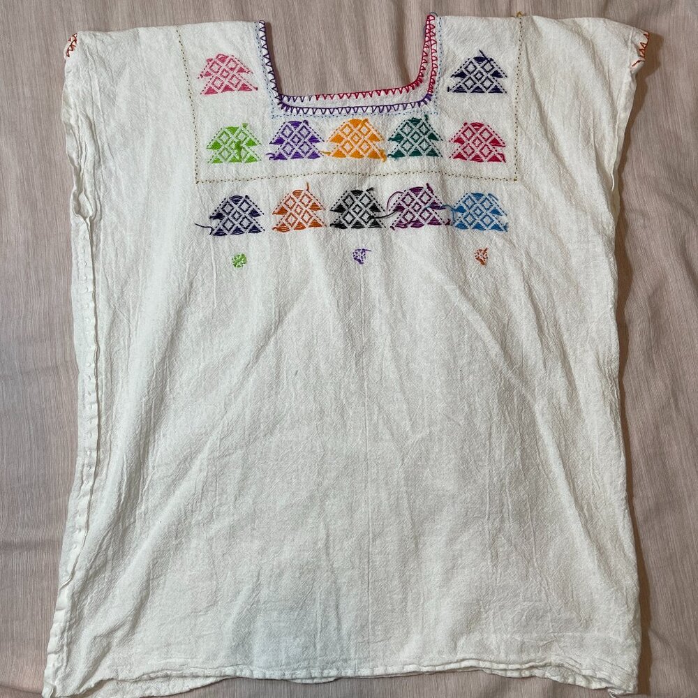 handmade mexican huipil